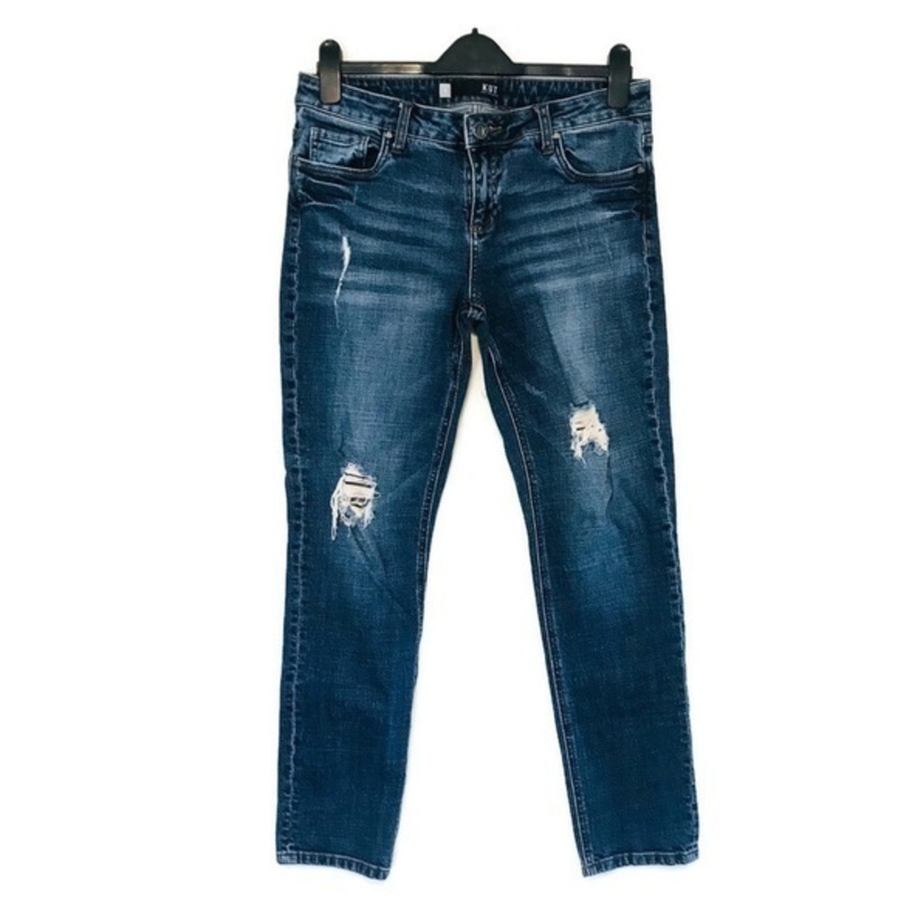 Kut from the Kloth Catherine Distressed Boyfriend Jeans Women’s Size 8 29 Medium
